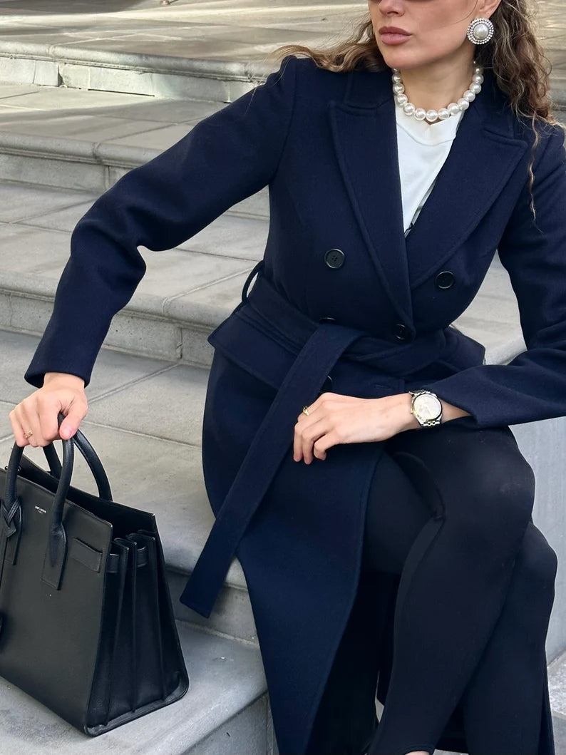 Women Woollen Overcoat