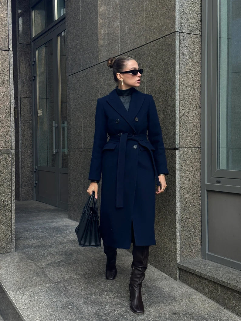 Women Woollen Overcoat