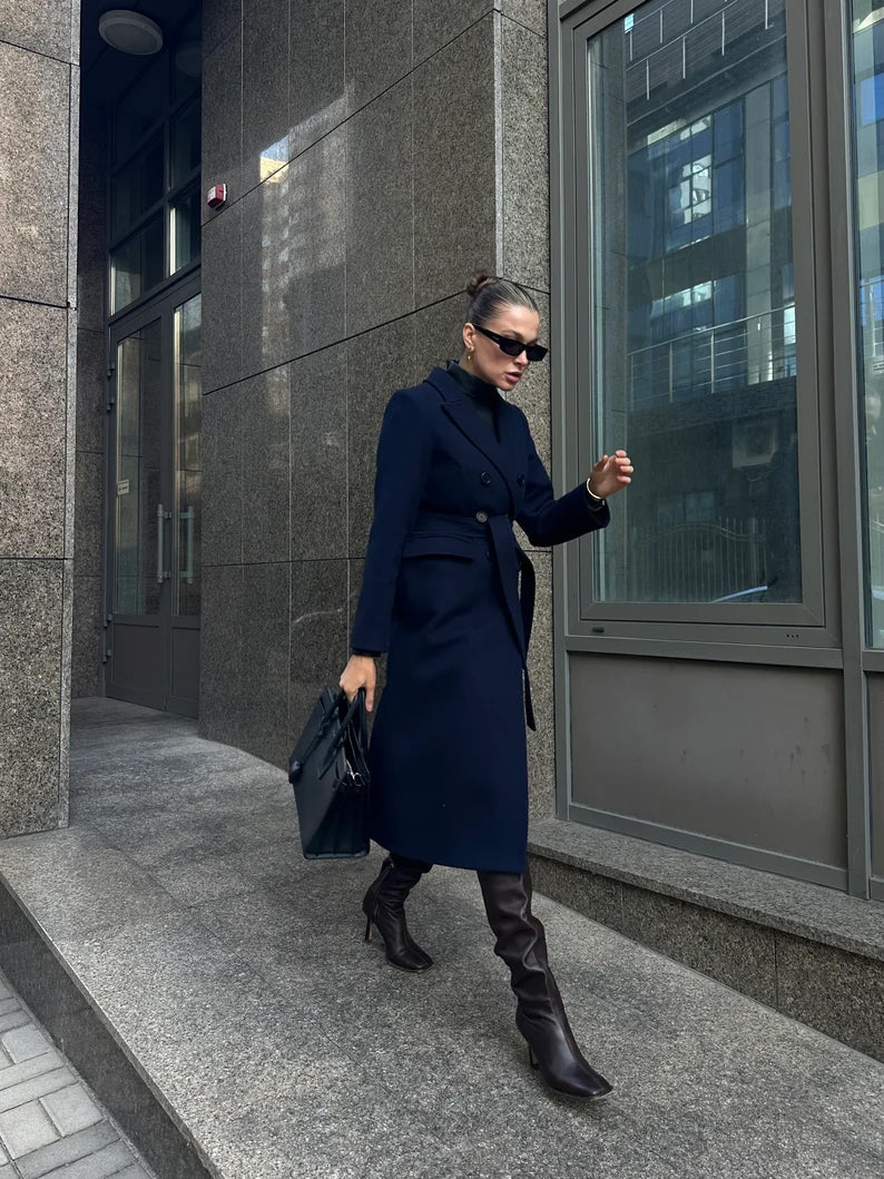 Women Woollen Overcoat